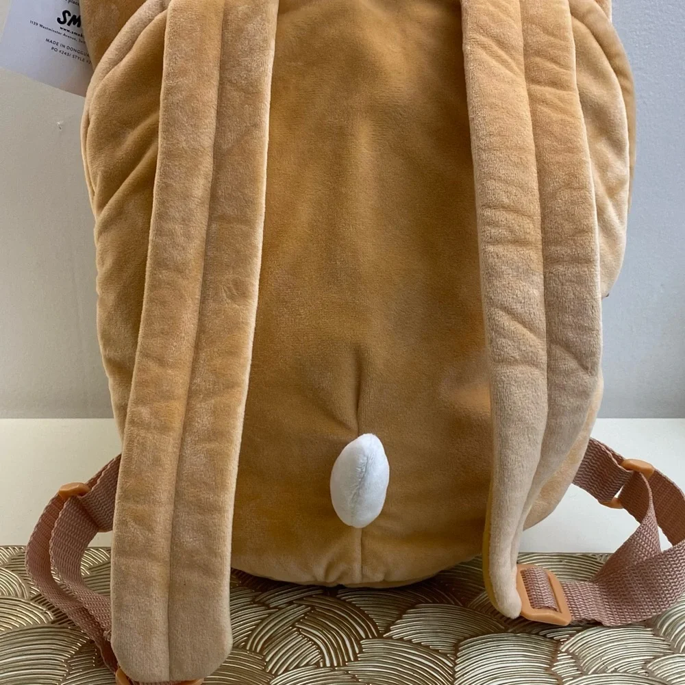 Smoko Plushie Cute Corgi Dog Backpack for Pet Lovers NWT